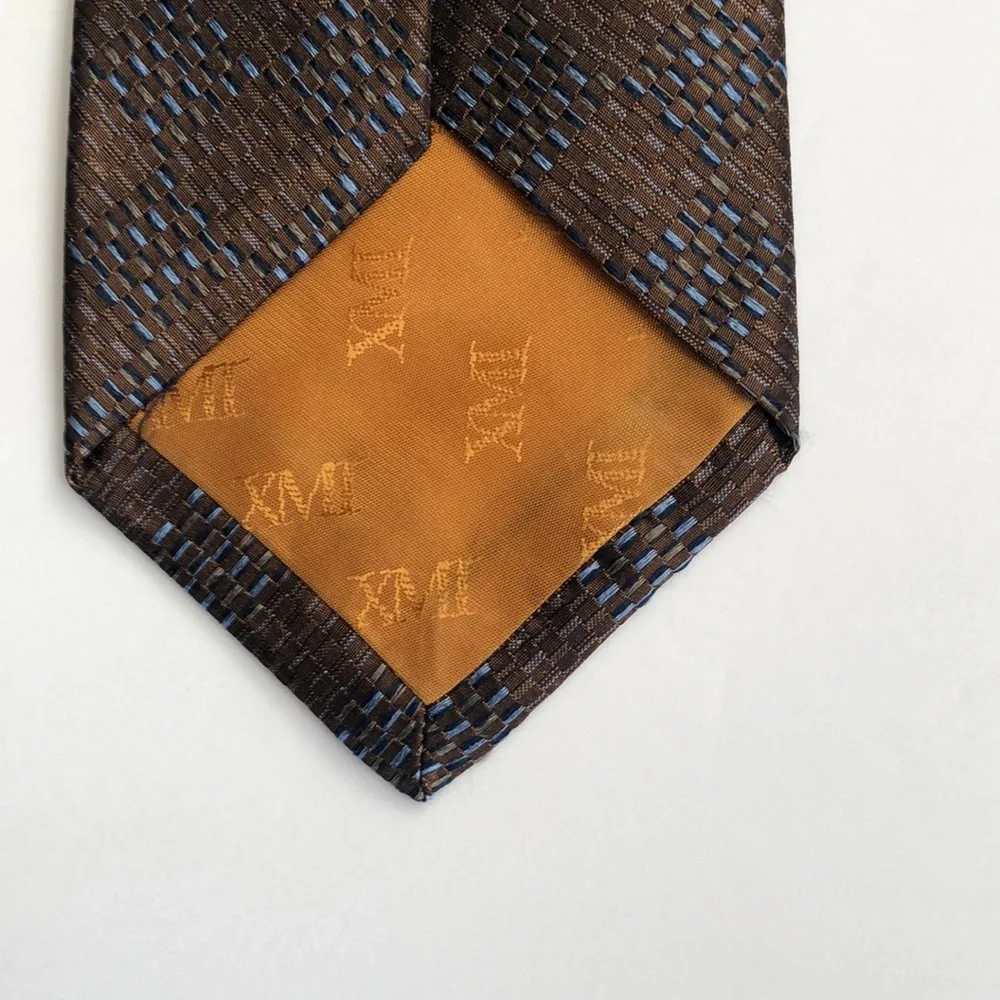 XMI Signature Brown and Blue Tie